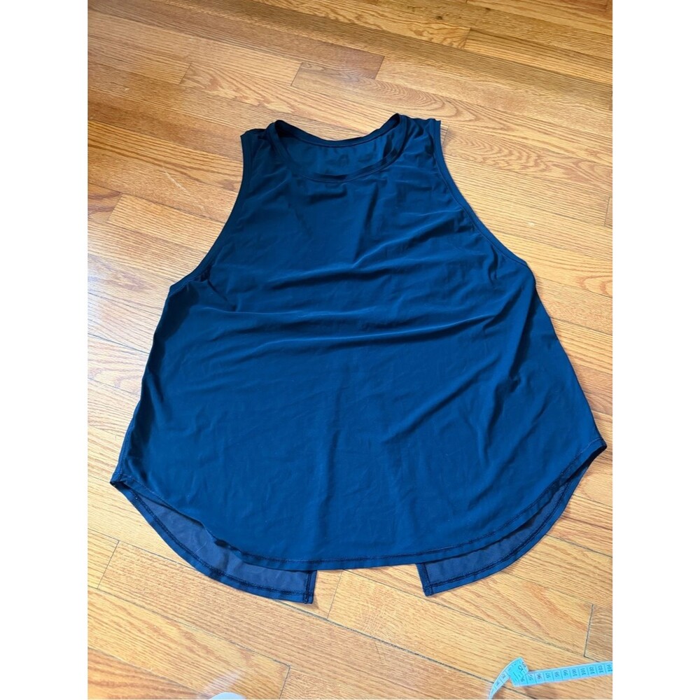Lululemon Black Athletic Tank size 10/12